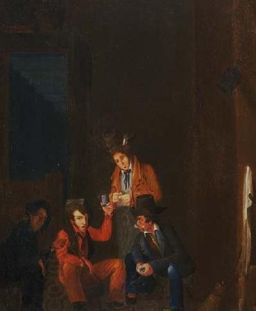 John Wesley Jarvis Lafitte Brothers in Dominique Yous Bar oil painting picture